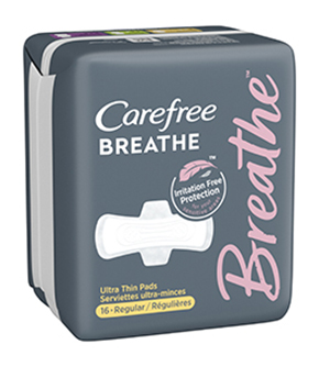 Carefree Breathe Ultra-Thin Regular Pads