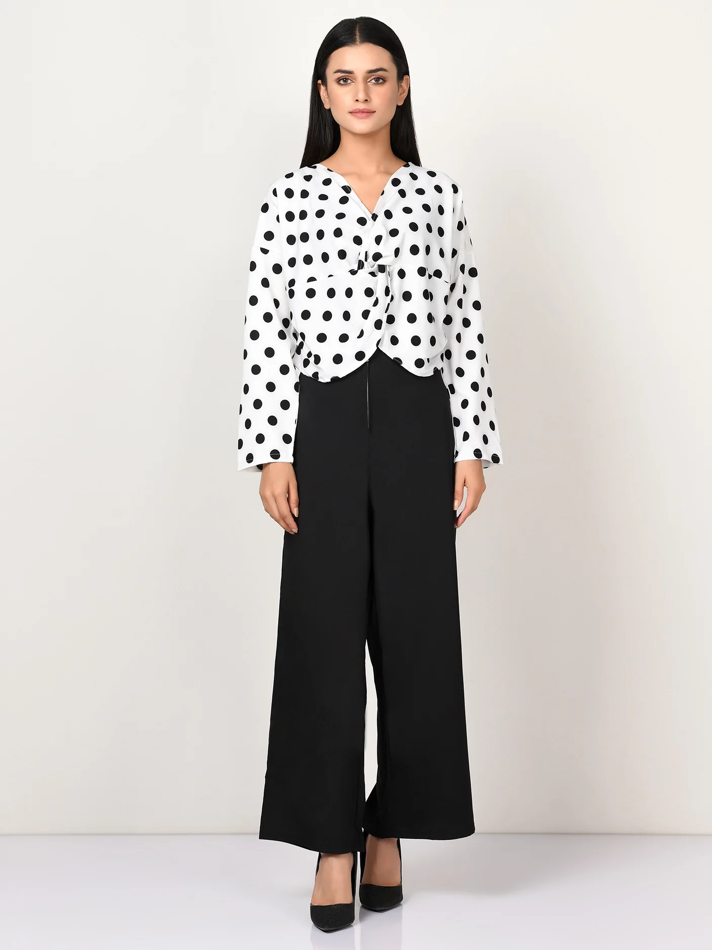 Black and white Polka dots by limelight