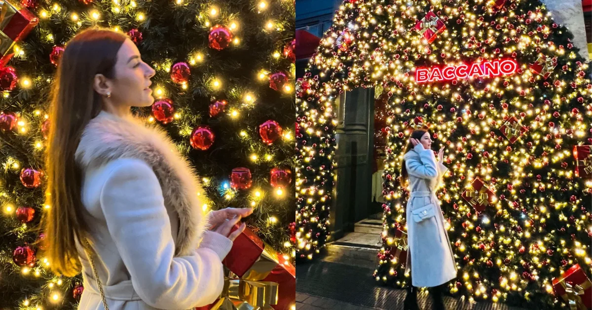 Halima Sadia Khan is Wishing Christmas in Full Style