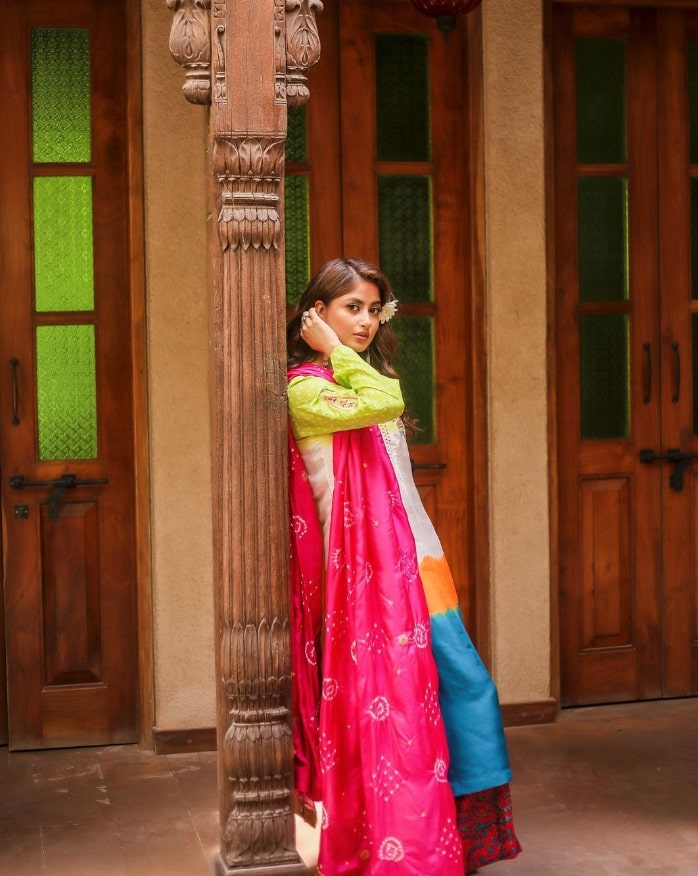 sajal aly wearing traditional clothing